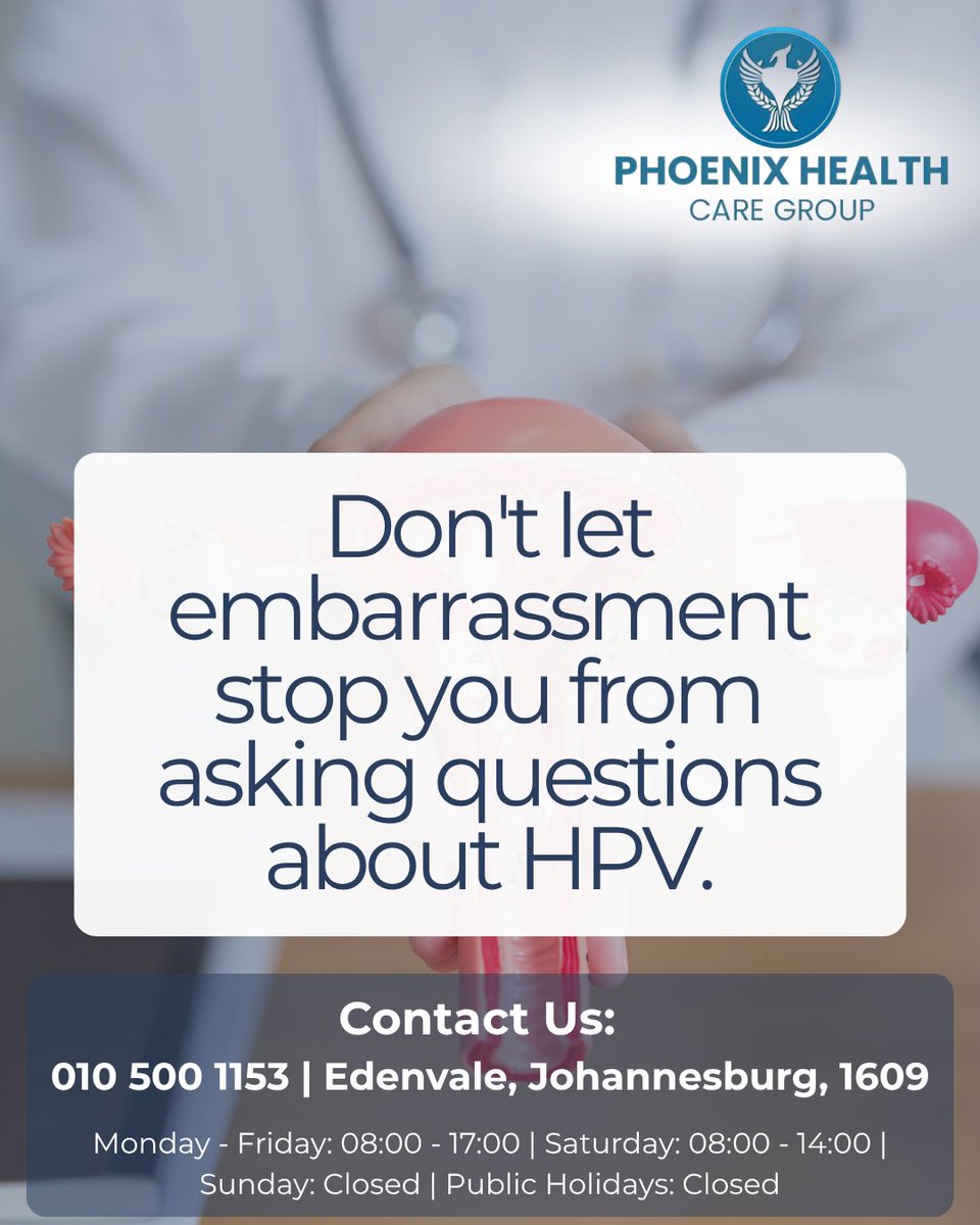 Phoenix_HCG's tweet photo. 💗 No question is too embarrassing.

Feel comfortable asking about HPV. Our healthcare professionals provide confidential, respectful women’s healthcare.

#HPVAwareness #WomensHealth #ConfidentialCare #PhoenixHealthcare https://t.co/hEkc8jIs8R