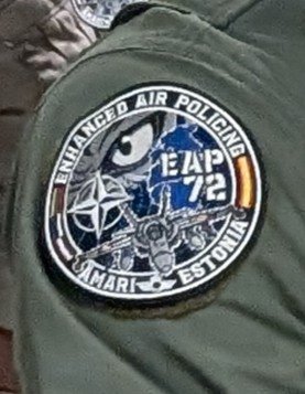 Web_AME's tweet photo. Parches #eAP72 @NATO_AIRCOM
#152SQN #Ala15 desplegados en Estonia con sus EF-18M #DATAmbar 🇪🇸🇪🇪 @EjercitoAire #mops 🧐👇
https://t.co/FPbvZ7fiMf https://t.co/EnFDQGoWwo