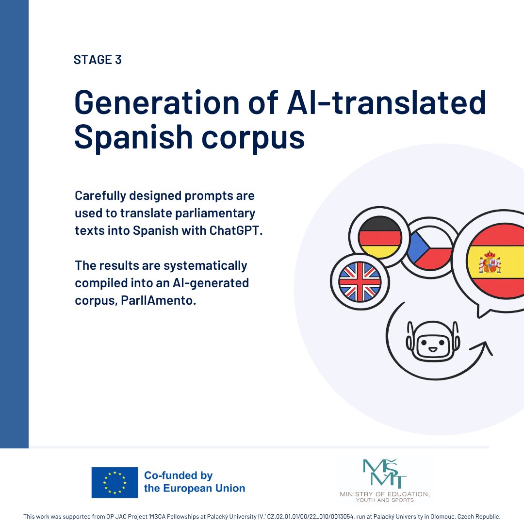 fsanchezrodas_'s tweet photo. Ready for the next steps? Next up: stages 3 and 4 of #NAIMES. ➡️💡

🔗 Want to know more about our project? Visit: https://t.co/oNG71pJvFI

#names #translation #AI #research #academia #university  #postdoc #EU #English #German #Czech #Spanish #MSCA https://t.co/58Ynb4kE2d