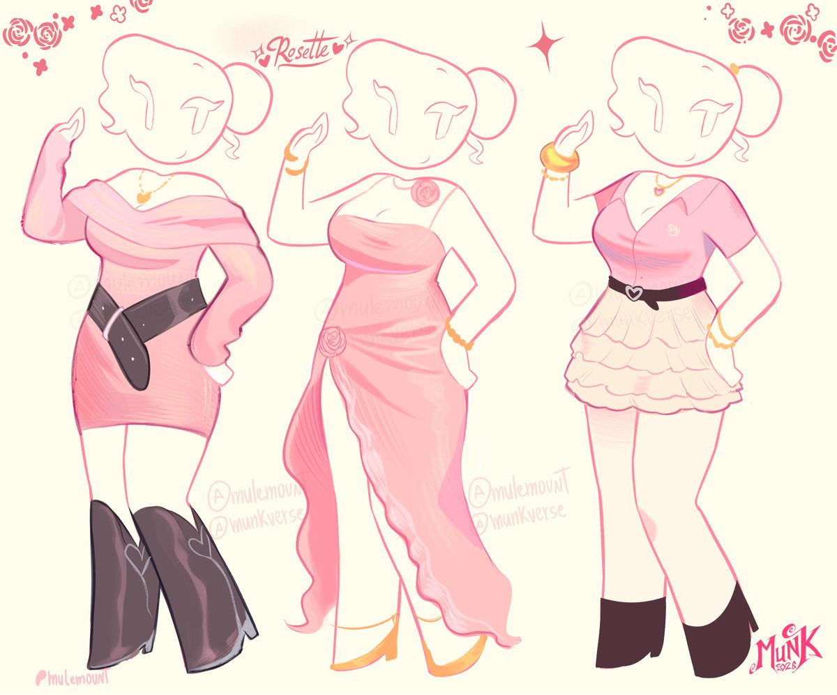 mulemount's tweet photo. Rosette outfits!! https://t.co/aCcCJ4TZeW