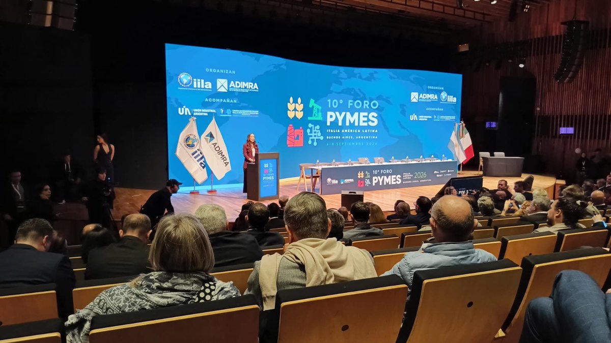 promendoza's tweet photo. En Buenos Aires somos parte del “X Foro de Pymes Italia - América Latina”. Se trata de uno de los principales espacios de intercambio comercial y de generación de oportunidades de complementación entre empresas de ambas regiones buscando mejorar la productividad y competitividad https://t.co/qsmU3YmjdR