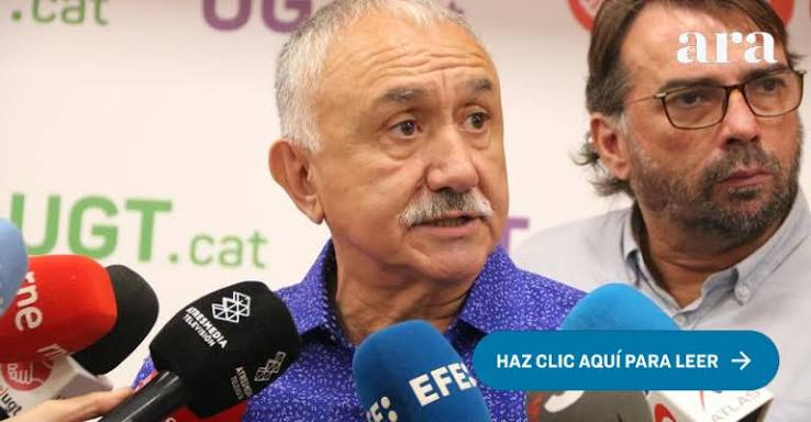 PujolComa's tweet photo. 🥸José María “Pepe”Álvarez va ser elegit secretari general d'UGT a Catalunya l’any 1990, i des del 2016 es el secretari general d’UGT a Espanya; són 36 anys consecutius ocupant la màxima secretaria general d'UGT, primer a Catalunya i després a Espanya;
🍤Camil Ros va ser elegit secretari general d'UGT a Catalunya al 2016 -substituïnt al compi-, i a dia d’avui en porta 10 anys i 5 mesos al capdavant;
Deu anys de presumir de la “defensa dels treballadors” a Catalunya i voleu saber-ne es resultats?
🏠 La compra d’un habitatge s’ha encarit un 75,4% i els lloguers un 44,6%;
🛒 Els aliments i begudes no alcohòliques s’han encarit un 70,4%;
⚡Els subministraments domèstics (llum, gas, aigua) s’han apujat un 31,3%;
I el salari real mitjà s’ha apujat un 29,8%; sempre per sota el cost de la vida.
💵UGT Catalunya i UGT Serveis Publics, van rebre al 2025 de diner públic 1.457.757,38 €, i sense comptar les federacions sectorials, organismes de formació, fundacions o entitats participades afins, apropant-se en conjunt als 4 milions d’€uros;
🤐No han convocat cap vaga contra el mal funcionament del transport public; cap vaga contra la massificació de les aules; cap vaga contra el dèficit assistencial dels serveis públics; cap vaga contra les corrupteles que han anat sortint de la DGAIA; cap vaga contra la mà d'obra estrangera que estrangula els salaris...
🤝No ús estranyi doncs, que un sindicat mantingut amb diners públics pugui acabar defensant abans qui l’alimenta que qui treballa.
#SalvemCatalunya
@CatalunyaAC