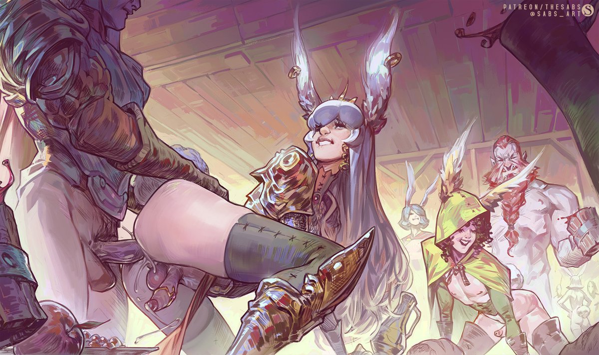 sabs_art's tweet photo. Now imagine a full Bunny-Boy party!? I don't think any quest would get done 😅 https://t.co/mRmUqtvhCT