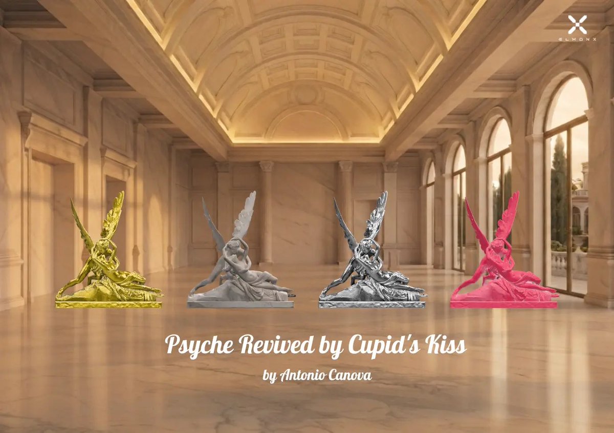 elmonx_official's tweet photo. Psyche Revived by Cupid's Kiss 2D artwork updated ✅ 3D and edition numbers coming soon to OpenSea + the ElmonX app. 

https://t.co/QENFIGWiPq https://t.co/LMETPnHYz1