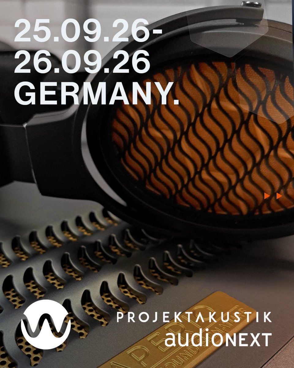 warwickac's tweet photo. On 25–26 September, Martin will be joining audioNEXT at Projekt Akustik for a dedicated headphone event featuring our multi-award-winning systems.

From the finest details to the full scale of the performance, discover headphones designed to bring you closer to the music.

Find out more → https://t.co/ldZYbRfFA9

#WarwickAcoustics #Germany #Headphones