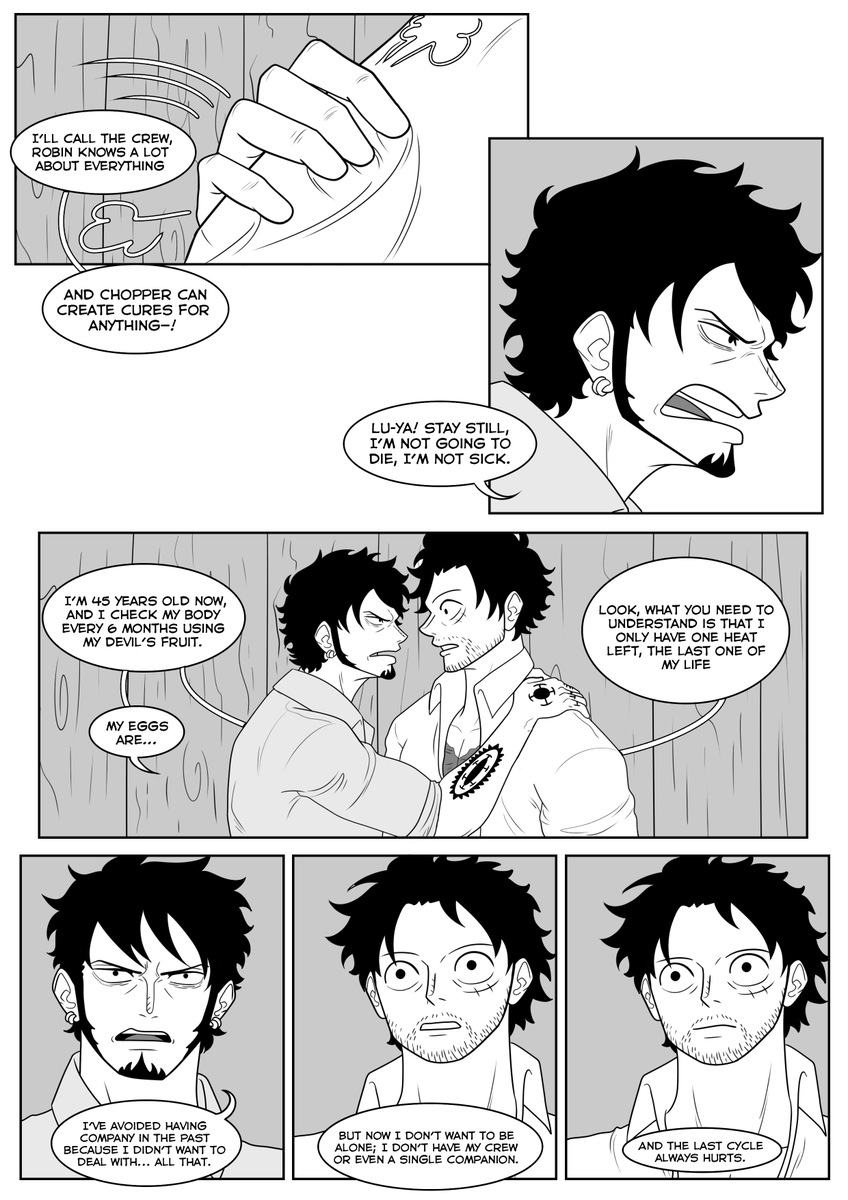 JittersJes43755's tweet photo. Lawlu "Biological Bomb" Pag 3 &amp; 4
🔥Taking commissions this september! Limited slots🔥
#ONEPIECE〜 #lawlu #lulaw #luffy #law #omegaverse #ABO https://t.co/xwW5reJXwt