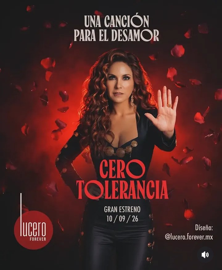 LuceroForever6's tweet photo. Falta poco para el estreno de #CeroTolerancia 

⭐ #LUCEROFOREVER ⭐ 

Diseño: @LuceroForever6
 
#Lucero2026  #LuceroDeMéxico #ConexiónMexicana https://t.co/v7VgJqmTvX