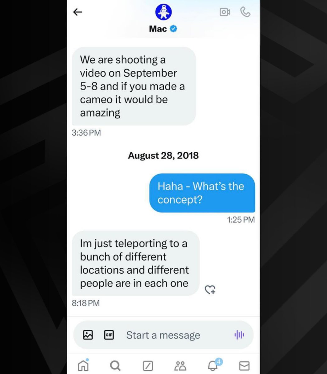 pubity's tweet photo. MySpace co-founder Tom Anderson shared that eight years ago Mac Miller asked him to make a cameo in a video being filmed on September 7, the day Mac passed away. https://t.co/A3l2MyCDVG