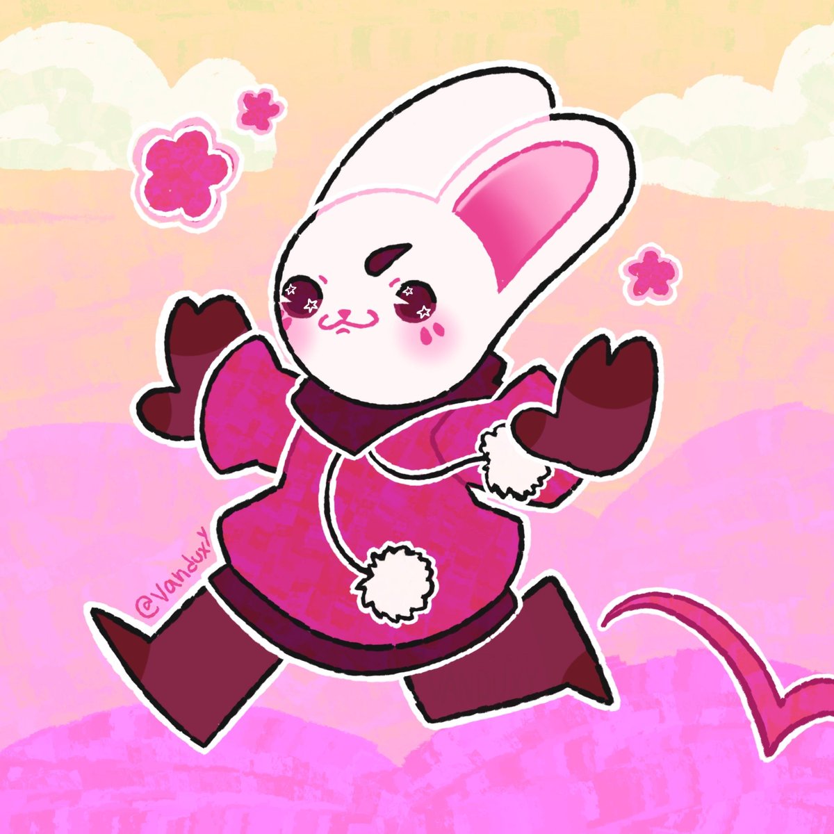 Vanduxy's tweet photo. Twenty-Second day of posting my ArtFight Attacks!
This is Bunnikii 🐰 

#artfight #artfight2026 #attack #illustration #digitalart https://t.co/BIWVjHrYy6