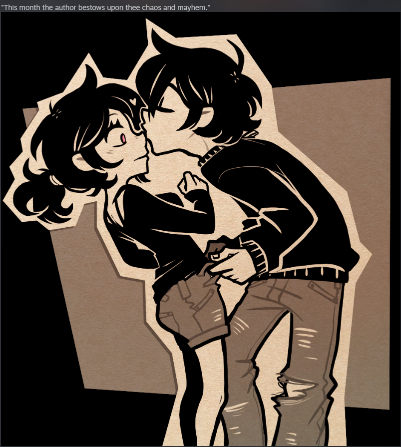 EliaEldrit53195's tweet photo. I wonder why people would romanticise the relationship in this game, it is not like the creator probably intended it or anything- https://t.co/2C33HrzIDF