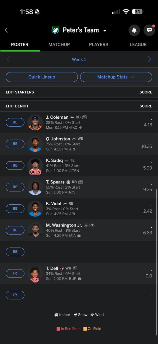 PReportt's tweet photo. 14 man 3WR 1 Flex PPR https://t.co/ACkFW5PAG2