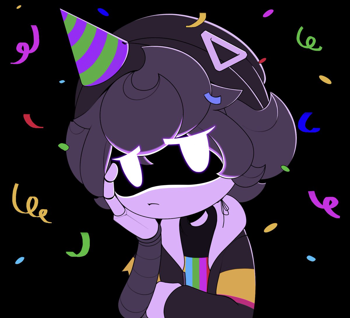 Luxey_san's tweet photo. Today is Night’s birthday!!! 🎂
Exactly one year ago i posted him for the first time
i want to say a huge thank you for all the love and interest you’ve shown him: the comments, theories and discussions, translations, comic dubs, fanart and all the support in general. Your response genuinely makes me happy and it gives me a lot of motivation to keep drawing
The comic has finally reached a point of no return — a painful, but necessary one. The story has started moving forward and Night’s own character arc is slowly beginning
Teen Night is still quite a long way off (i think i’ll only get to that part sometime next year) but i’m actually glad i have that time. I’m using this time to develop the other OC characters, because a teenager’s life isn’t only about family — school is also a major part of it, and i think it’s important to properly develop the people who will be around him for years
Really can’t wait until i can finally show you the rest of the cast 👁️

Once again, thank you so much for your attention, for caring about Night and for following his journey throughout this whole first year!!!!!💜💜💜💜💜💜💜💜