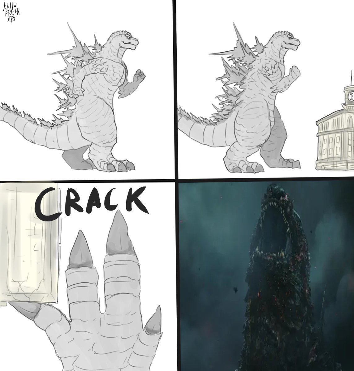 Kaiju_Freak_v2's tweet photo. Ouch
#godzillafanart #GodzillaMinusOne https://t.co/UconeV6jjh