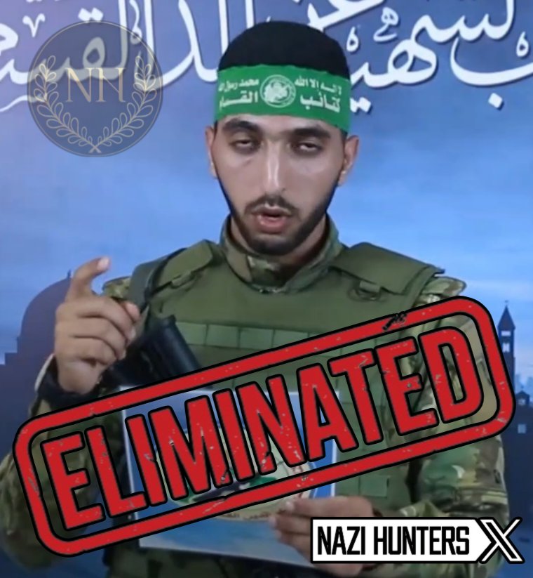 HuntersOfNazis's tweet photo. ELIMINATED ❌️

The Hamas terrorist Mu’min Osama Abu Anza was permanently neutralized by the Israeli Defense Forces in the Gaza Strip.

ONE. BY. ONE. 💥 https://t.co/ZKjBvetWz8