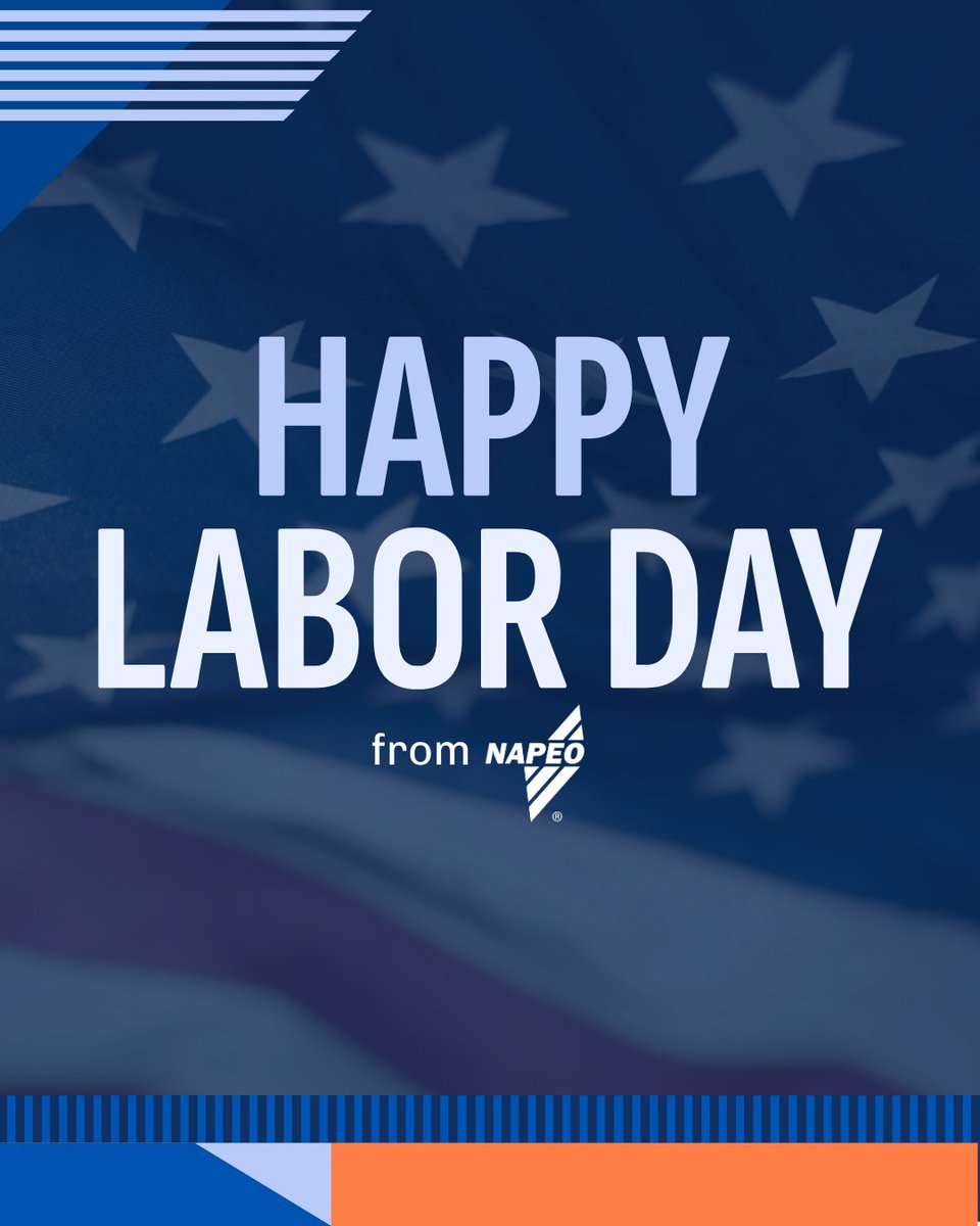 NAPEO's tweet photo. Happy Labor Day! Today we celebrate the workers driving America's small businesses forward and the PEOs that partner with them. #LaborDay #SmallBusiness #PEO https://t.co/xCC8zHIMpk