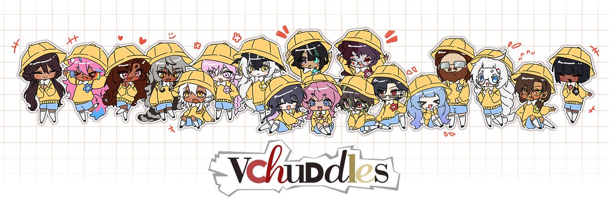 VChuddles's tweet photo. With everything going on it felt good to post about ourselves!

We are VChuddles!
A close-knit friendgroup who do fun projects together! NOT an official VTuber group! https://t.co/eXUApIGZQV