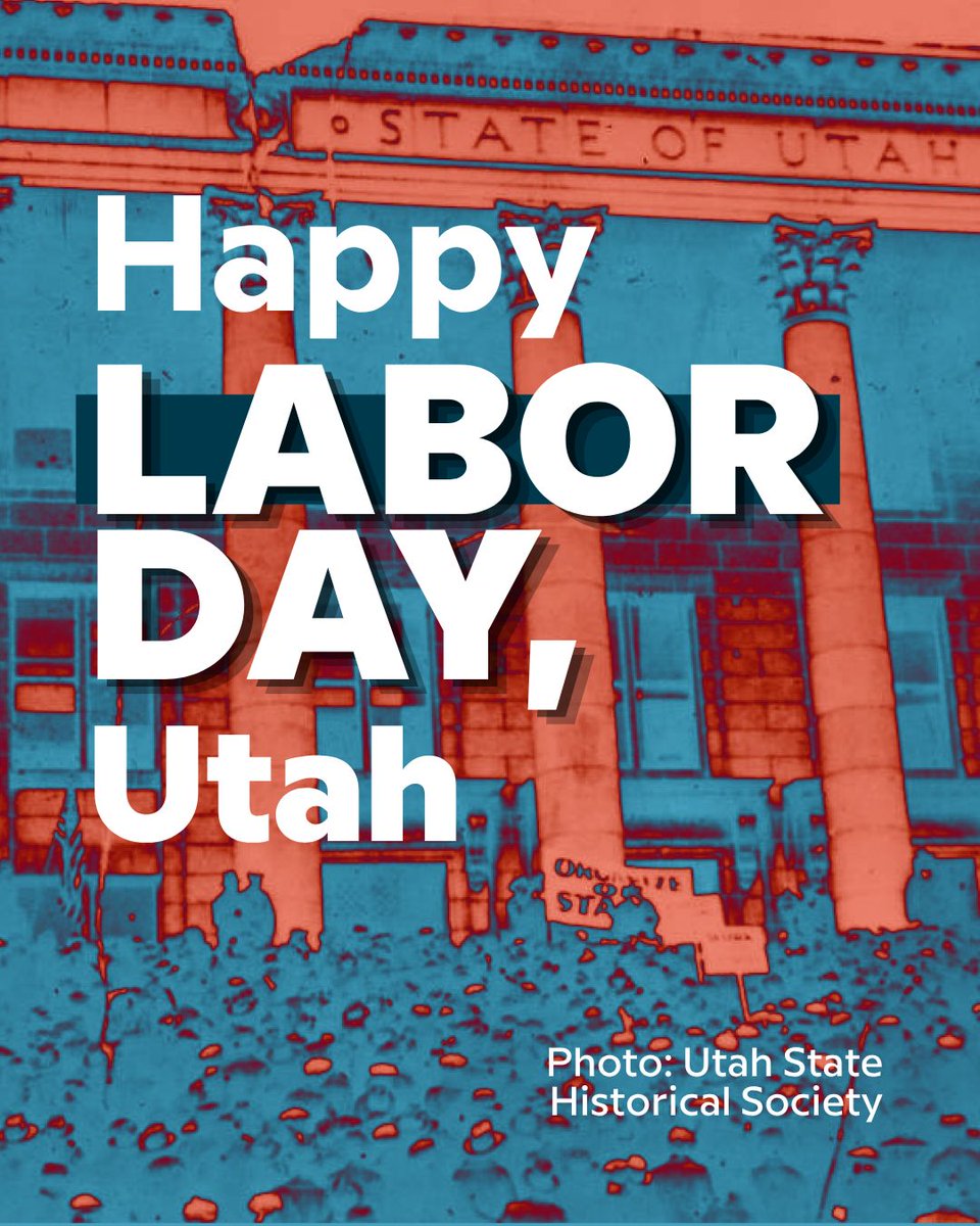 BenMcAdams's tweet photo. Happy Labor Day, Utah! Today, we celebrate the accomplishments of the American labor movement in our society. Without organized labor, we wouldn't have weekends, workers' compensation, or overtime pay.

I'm proud to stand with Utah workers and unions as we all continue to fight for a fairer America.