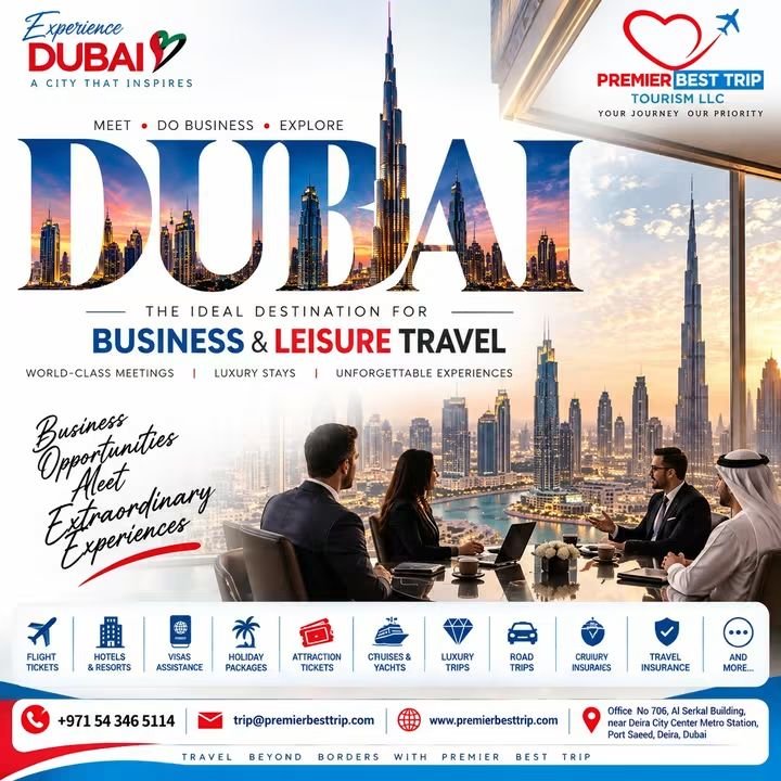 premierbesttrip's tweet photo. 𝐃𝐮𝐛𝐚𝐢 — 𝐖𝐡𝐞𝐫�� 𝐁𝐮𝐬𝐢𝐧𝐞𝐬𝐬 𝐌𝐞𝐞𝐭𝐬 𝐄𝐱𝐭𝐫𝐚𝐨𝐫𝐝𝐢𝐧𝐚𝐫𝐲 𝐄𝐱𝐩𝐞𝐫𝐢𝐞𝐧𝐜𝐞𝐬 🇦🇪

#PremierBestTrip #DubaiTravel #VisitDubai #DubaiBusinessTravel #BusinessTravelDubai #CorporateTravelDubai #DubaiTourism #DubaiTrip #TravelDubai #DubaiMeetings #MICE https://t.co/FN3Tetd80b