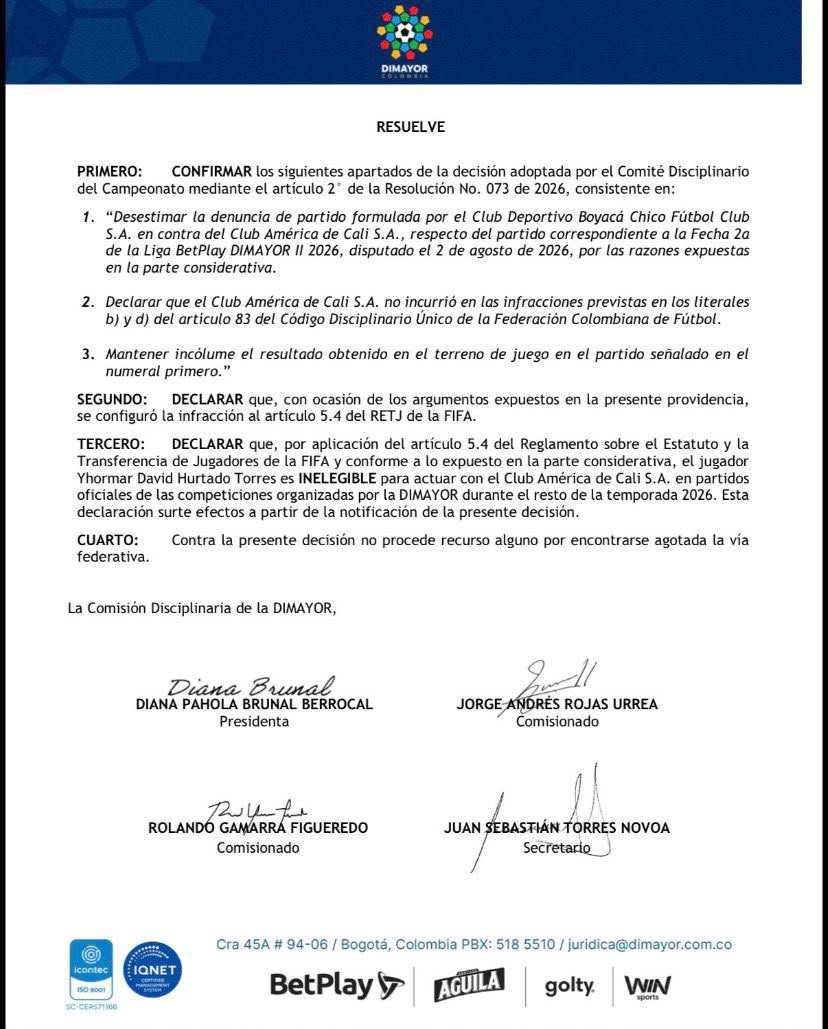 mbeesellares's tweet photo. Caso Hurtado Apelación ante el TAS

¿Existe documentación de FCF/DIMAYOR que permita demostrar que América registró y utilizó a Hurtado conforme a la interpretación que las propias autoridades colombianas habían venido aplicando?

Si es asi, el argumento de seguridad jurídica + confianza legítima + previsibilidad + responsabilidad institucional de la federación se vuelve considerablemente más fuerte.
El TAS exige que quien invoque estos hechos los pruebe activamente y con evidencia convincente. El propio CAS 2025/A/11619 reafirma ese principio.