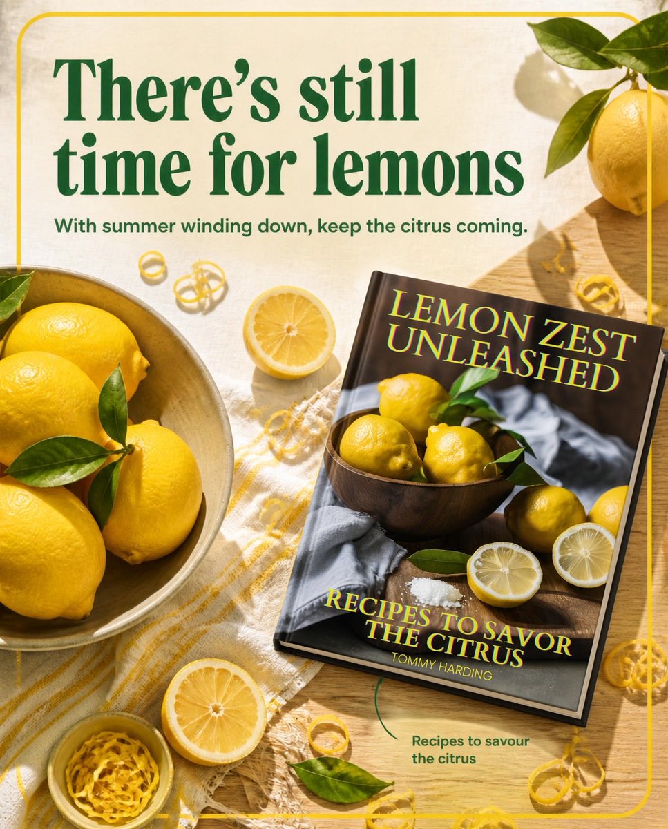 HardingCooks's tweet photo. Don’t retire the lemons just because August is gone.
Lemon Zest Unleashed is still the easiest way to keep that bright, bold flavor on the table.🍋🍋
Amazon: https://t.co/c8rysU5uFM https://t.co/Hxxm4nx5Wh