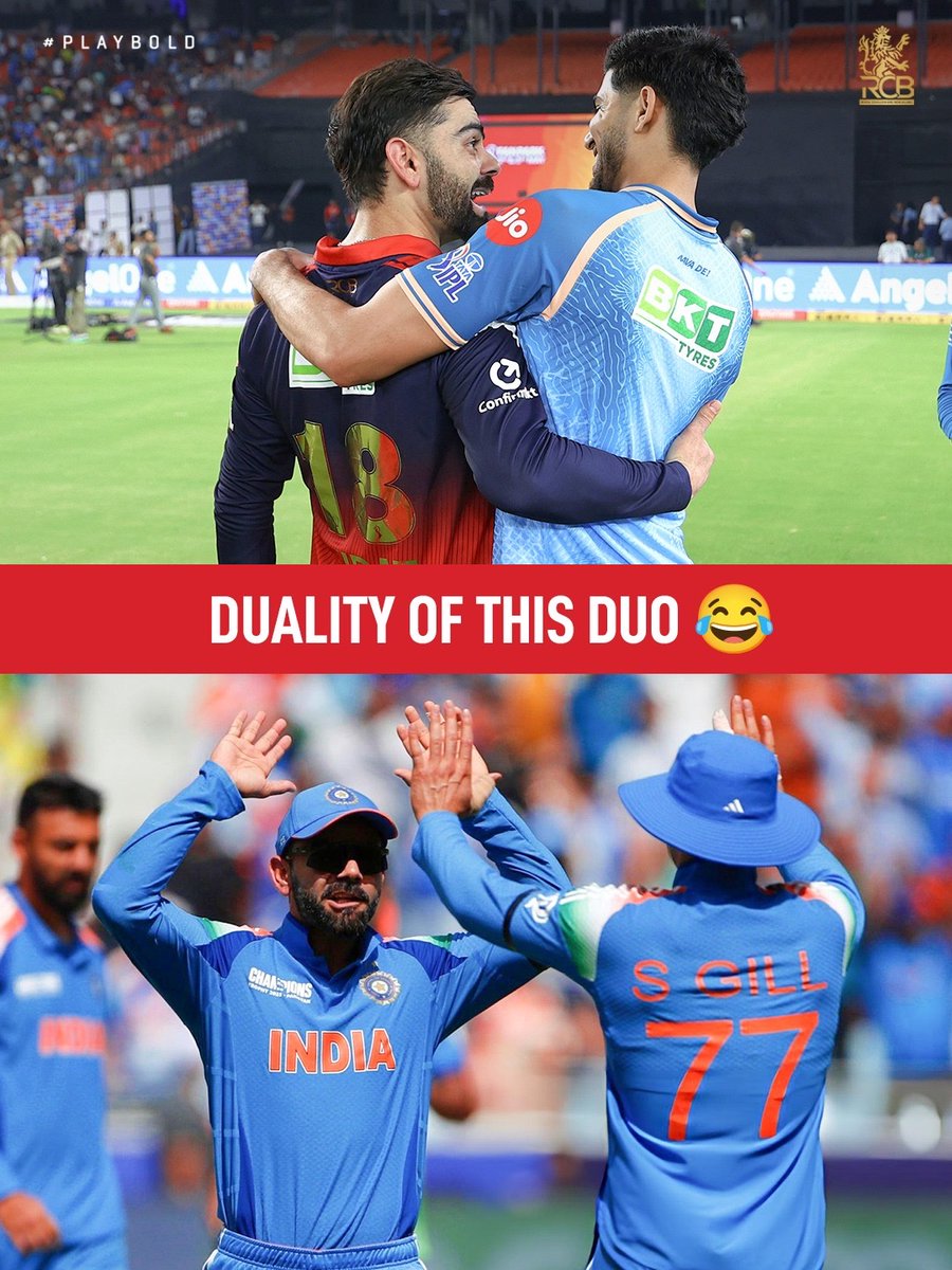 RCBTweets's tweet photo. Happy birthday to the talented Prince with whom the King's banter never stops. 😂❤️

Have the best day, Shubman! 🎂🥳

📸: IG/ Shubman Gill | #PlayBold #ನಮ್ಮRCB https://t.co/Q63q0UlHJP