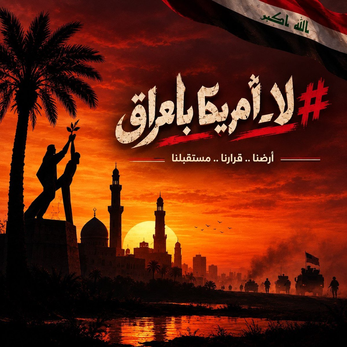 9ror26's tweet photo. #لا_لأمريكا_بالعراق https://t.co/P05SWdygJA