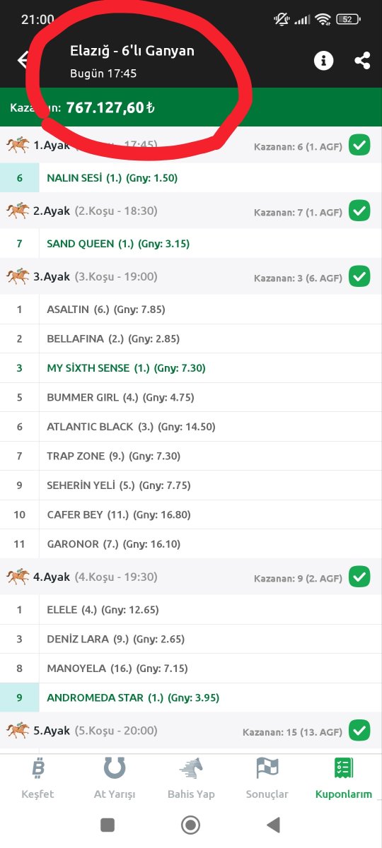 Sonercan2117's tweet photo. Elazığ 1. Altılı ikramiyenin yarısını bizim grup aldı. Tüm dostara hayırlı olsun.
Dileyen dostlar grubumuza ücretsiz üye olabilir!!! https://t.co/4cSWvloMZz