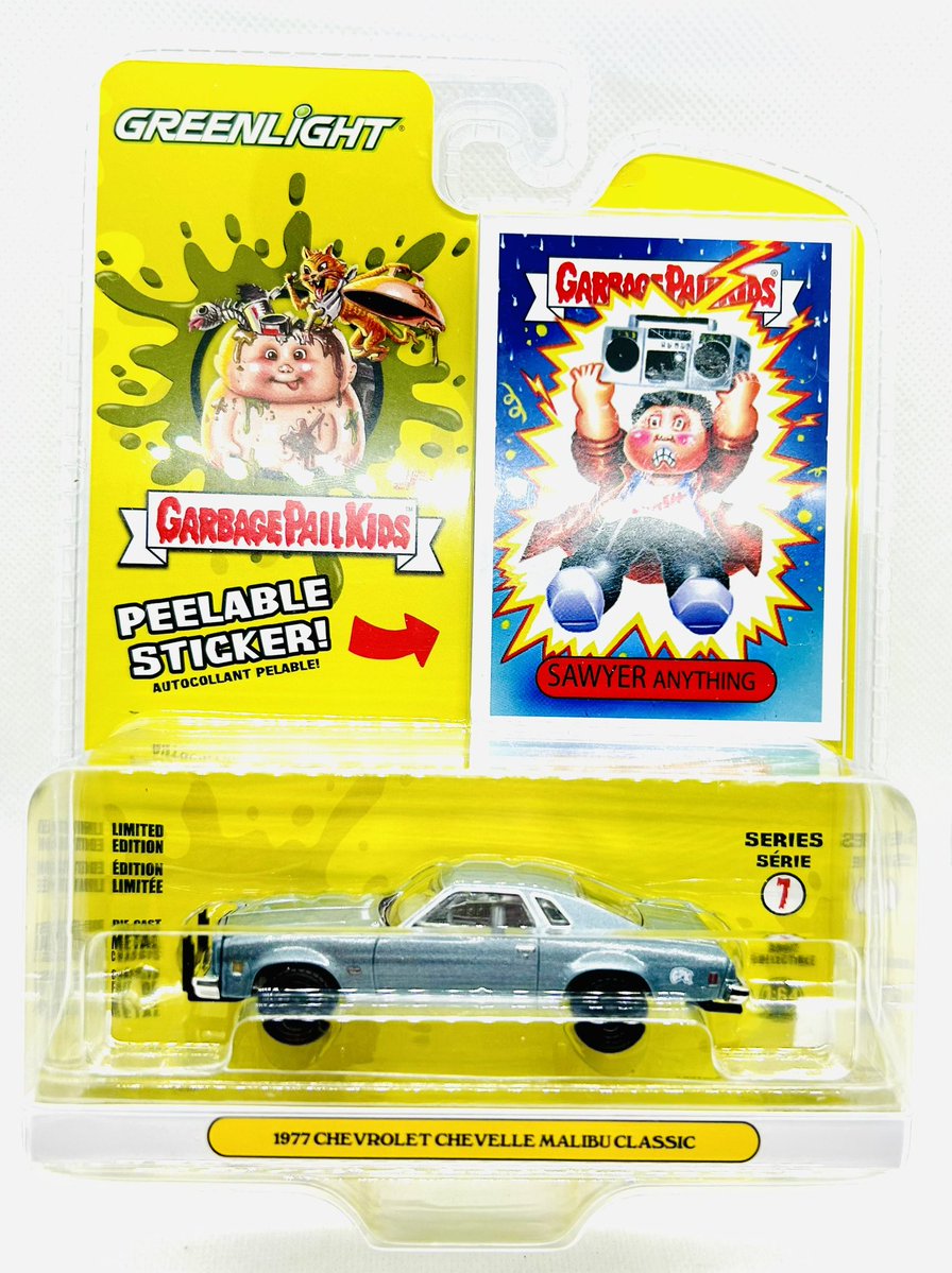 flywheels's tweet photo. Greenlight Garbage Pail Kids: 1977 Chevrolet Chevelle Malibu Classic - Sawyer Anything

Another great GPK 1:64 diecast ride poking fun of the awesome “Say Anything” movie staring John Cusack. https://t.co/fvu0nLOS3K