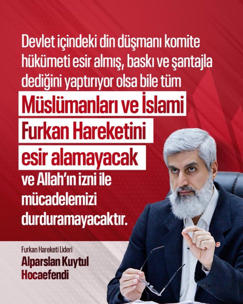 CuguliD's tweet photo. Furkan Hareketi'nden Neden Rahatsız?

Furkana YıldırmaOperasyonu 
IslamDüşmanları IşBaşında
28Şubat DevamEdiyor
#OsmaniyeEmniyeti
AdaletBekleyişi https://t.co/zQAu19lfZa