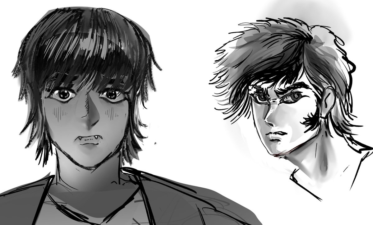 coolartbibe's tweet photo. -WIP-
the way you can see how much i moefy akira😭😭
left - no references, 
right - reference https://t.co/eKwDLGZcKd