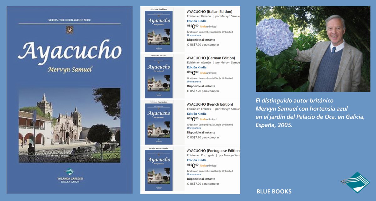 YCarlessi's tweet photo. ¡FELICITACIONES PARA MERVYN SAMUEL!
Desde hoy 07 de setiembre 2026, la guía turística AYACUCHO del autor Mervyn Samuel se encuentra disponible en seis idiomas, español, inglés, alemán, francés, italiano y portugués en https://t.co/4fYJBVqqhC https://t.co/2KGZ5efnXk