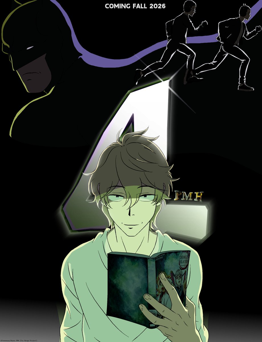 pmh_ofl's tweet photo. 【Official Keyvisual Vol. 1】 
PMH – CHAPTER 4:  "PAID KILLER"
------------------------------------------------

#PMH #fanmangaproject #animephilosophy #chapter4