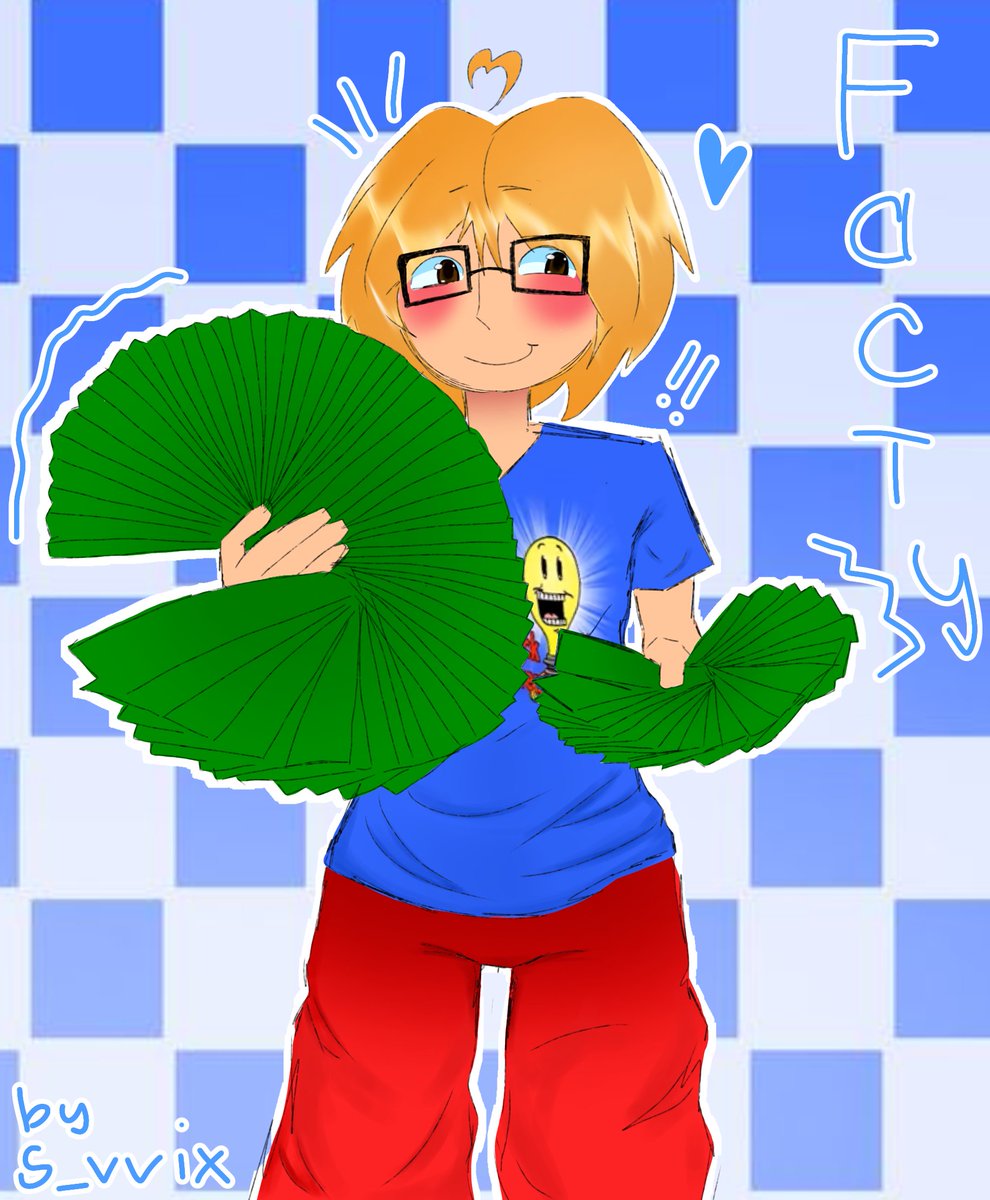S_vvix's tweet photo. Decided to draw facty with hella money (inspired by my theory)😳😳😳
#factattackadventures https://t.co/NlXg7ifzDl