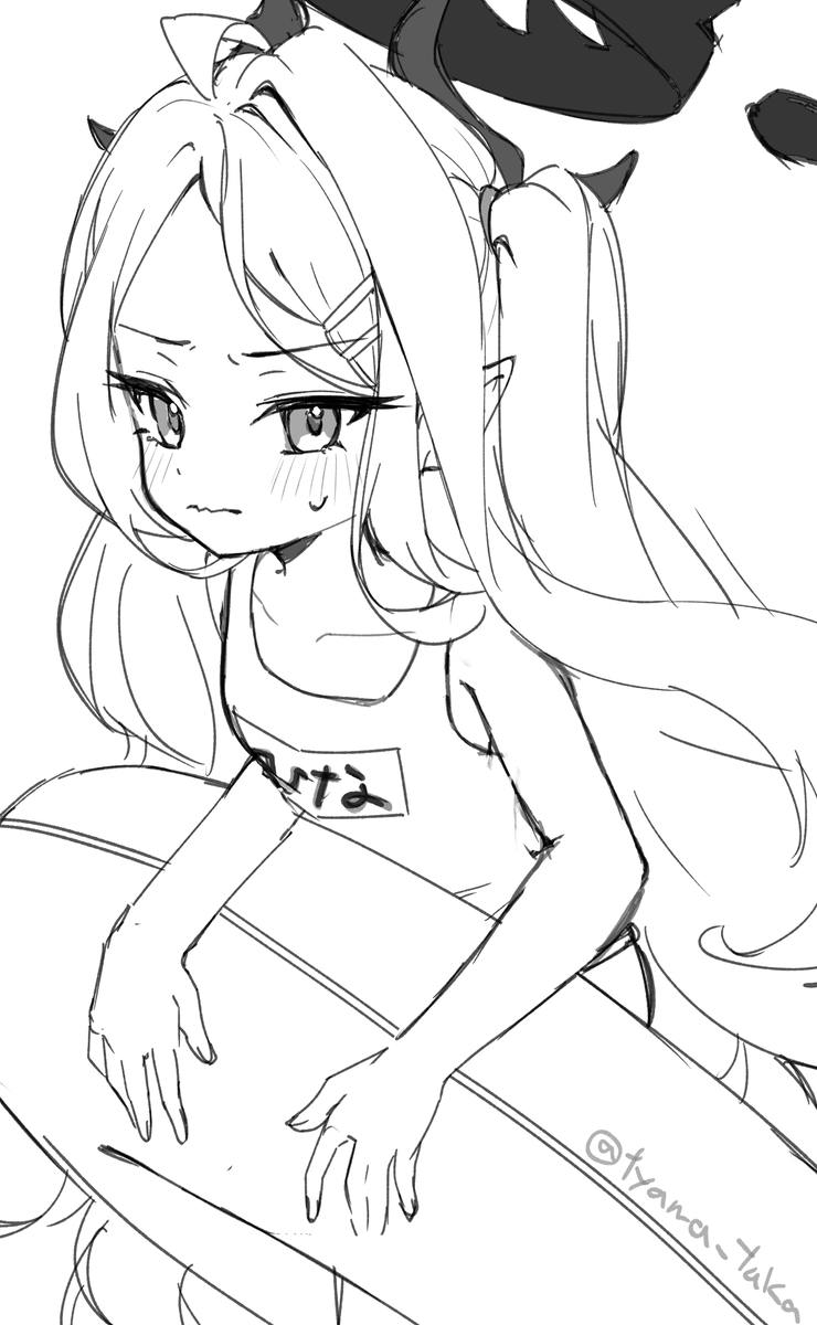 tyama_taka's tweet photo. ヒナちゃん描いてから寝る https://t.co/TaET7VWafU