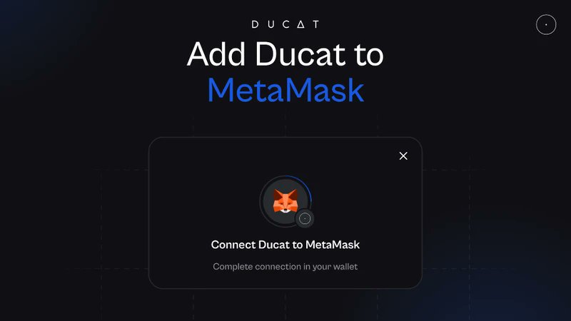 Ducatstable's tweet photo. Borrow against your Bitcoin using MetaMask.

Ducat users can now deposit BTC on Bitcoin and receive USDC on EVM, all through one unified wallet.

Your collateral stays in a vault on Bitcoin L1. You can access dollar liquidity on EVM without selling your Bitcoin, wrapping your BTC, or switching wallets.

The Ducat Snap is now live in the MetaMask Snaps Directory.