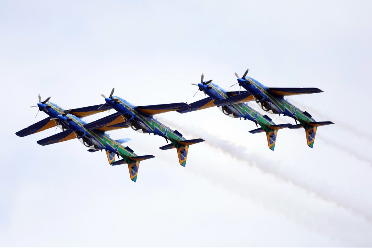 Esquadrilha da Fumaça durante o desfile de 7 de setembro. Foto: Fabio Rodrigues-Pozzebom/Agência Brasil