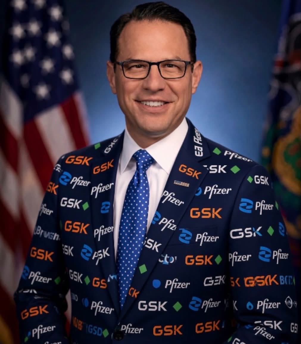 Gorill113Face's tweet photo. @JoshShapiroPA You sold out to big pharma https://t.co/0RlEVZgL2M