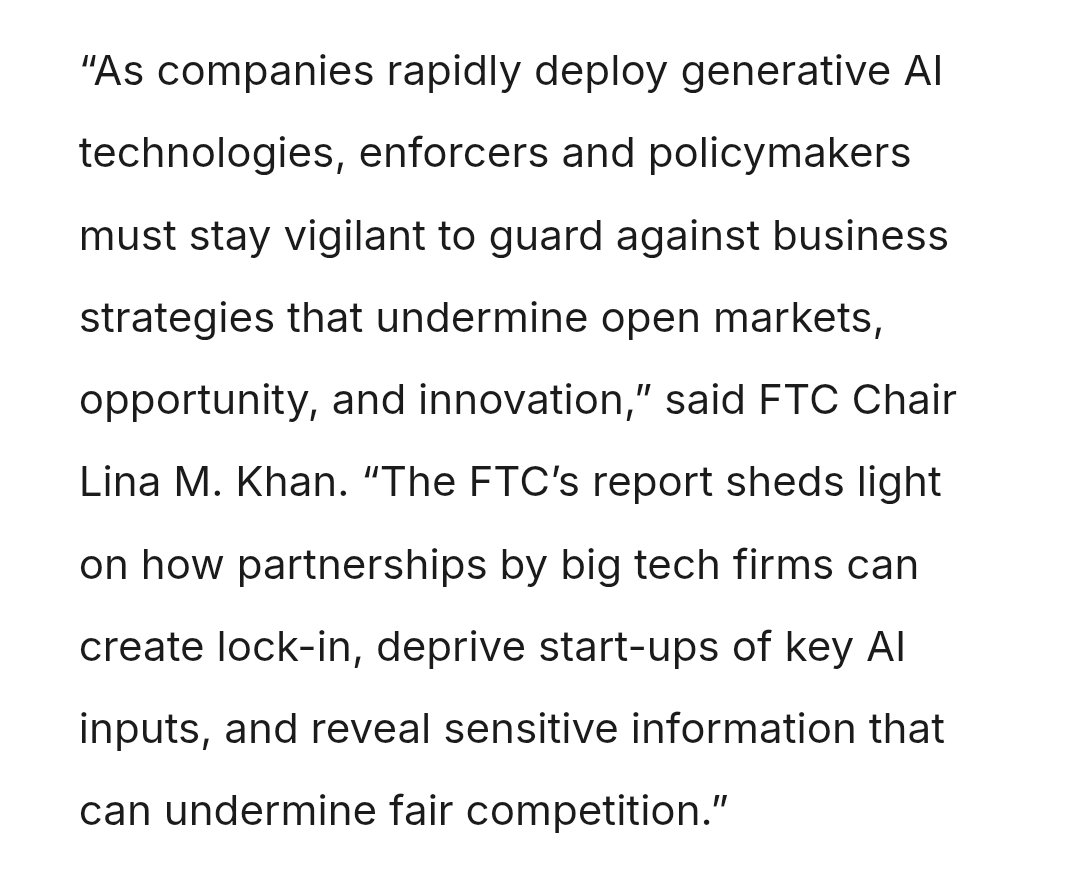 bittingthembits's tweet photo. 🚨 THE MORE POWERFUL AI BECOMES. THE MORE IMPORTANT IT WILL BE. 

WHO CONTROLS IT $TAO 

I don’t think people have fully processed where this is heading.

OpenAI reports that Astra can operate software, carry out complex professional tasks and discover previously unknown security vulnerabilities. 

Makes us question access and control.

Astra Release https://t.co/EM0Wsz6t4b

As AI takes on more work, the people controlling access gain influence over what others can build, what it costs and who gets to participate.

That should concern all of us.

If the most capable systems become essential to earning a living, being priced out could mean losing opportunities. 

If businesses become deeply dependent on one provider, changing its prices or terms can affect thousands and eventually millions of people and businesses overnight.

The FTC has already identified potential competition risks in major AI and cloud partnerships, including restricted access to resources and higher costs of switching providers.

FTC findings
 https://t.co/zUrDl4muom

And control reaches beyond the model.

Models need chips. Chips need data centres and electricity. Applications need reliable access to inference.

An open model helps, but people also need somewhere affordable to run it.

This is why Bittensor, many will get priced out. 

Subnets provide a way to organize competing providers of compute, inference, storage and other digital services, with incentives for contributing useful work. 

We should be pushing that opportunity further:

• Compute supplied by independent operators.
• Models people can legally run and modify.
• Research others can inspect and build on.
• Inference with competing providers.
• Applications that let users move their data and change services.

Every workable alternative gives people more choice.

But we have to hold subnets to that standard. A subnet can still depend on the same cloud companies, hardware suppliers or closed models. 

Owning a token alone does not give us control over those dependencies.

We need to ask who runs the infrastructure, who sets the rules and whether users can actually leave.

I don’t believe a future controlled by a handful of companies is our only option. 

Governments, researchers, businesses and ordinary users still have choices.

That is exactly why we need to build useable alternatives now

The people who control powerful models and the infra. behind them could have massive influence over our future.

Intelligence is becoming power. No corporation should own the off switch.

Build in the open. Distribute the compute. Open the research. Give people models and applications they can run independently.

Build networks that are harder to shut down, harder to capture and harder to hold hostage through someone else’s terms and prices.

Our future should not require permission.

Now is the time to build that independence, while we still have room.

$TAO | Bittensor