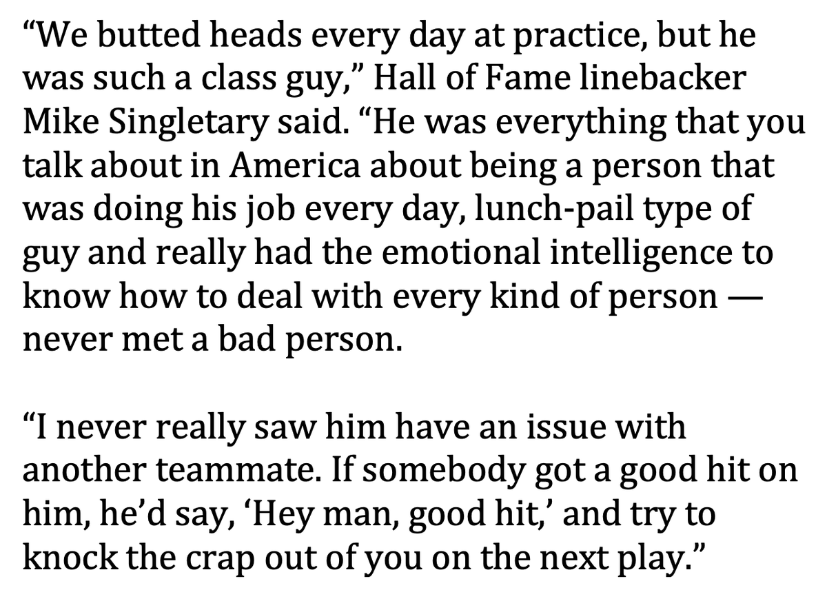JasonLieser's tweet photo. Moving thoughts from Bears legend Mike Singletary about the passing of former teammate Matt Suhey.

I felt it in my chest when he said, “I’m really, really going to miss that light.”

https://t.co/C8pk6JaqPo https://t.co/qvmNAQTCmT