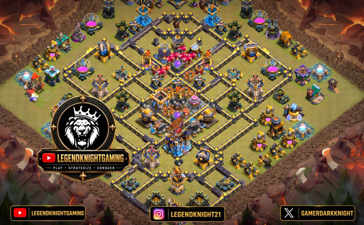GamerDarkknight's tweet photo. Town hall 18 Legend league base layout

Base Link

https://t.co/pUJA9dsNR0

For more base links check my youtube channel 

https://t.co/FF0tZZnjzs

#clashofclans #coc #gaming #probases #elitebases #baselayouts #trending #viral https://t.co/4frtUDK9i4