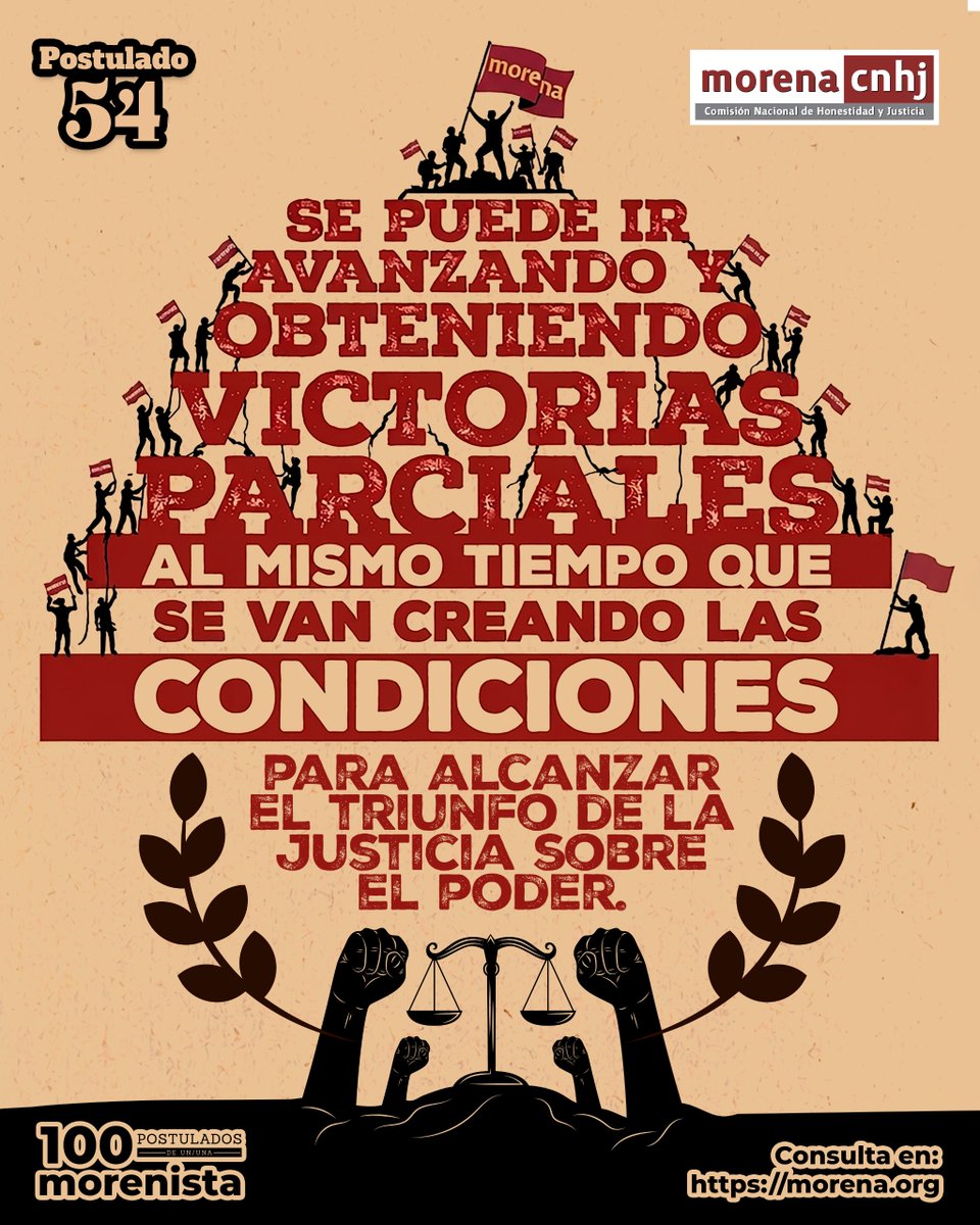 CNHJ_Morena's tweet photo. La causa es más grande que cualquier aspiración personal.

La transformación democrática y pacífica del país, como objetivo superior; -Artículo 2° inciso a). https://t.co/5g6cnhONwB