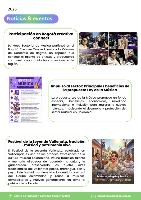 CFAFC_DC's tweet photo. 🎶 La música es cultura, talento e innovación.

La Mesa Sectorial de Música del SENA trabaja por el fortalecimiento del sector en Colombia mediante el diálogo, la concertación y la articulación entre actores productivos, académicos y gubernamentales. https://t.co/gf9jj0rXAa