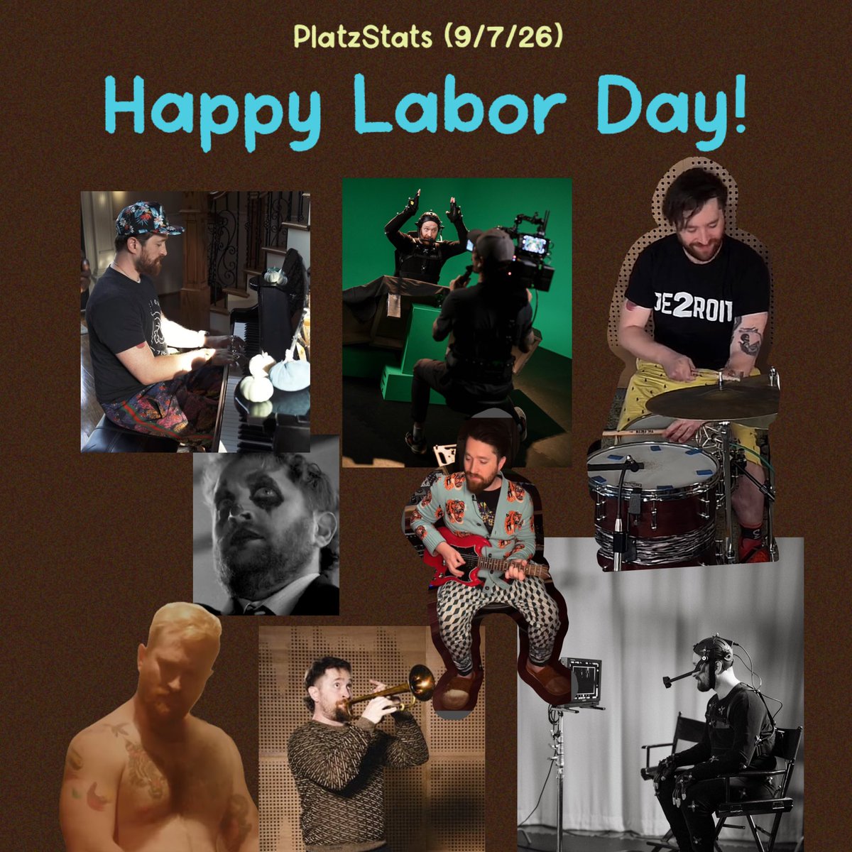 KrissyDLW's tweet photo. TODAY IS “LABOR DAY” IN THE U.S., a holiday honoring workers but also signaling the end of summer, which I personally don’t agree with. I say we “work” on enjoying @DanielPlatzman’s songs—SMTYWM, COTC, C9 &amp; more–they’re working their way to even more greatness!
#PlatzStats https://t.co/liClugNksF