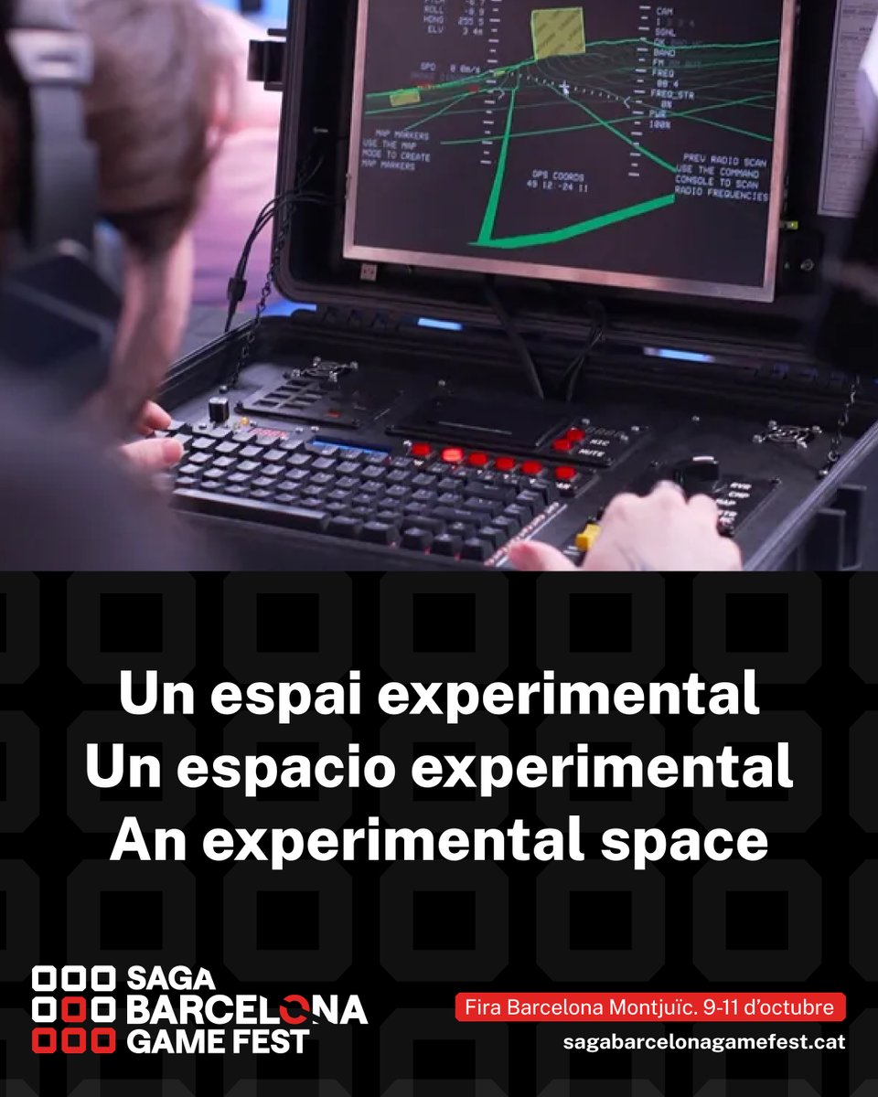 SAGABCNGameFest's tweet photo. 👾 La segona edició de Glitch Collection a #SBCNGF26! 😍🕹 Un espai experimental on gaudir dels videojocs, com Line Wobbler o Escalatrónico 7000, d'una forma diferent! 

📌 Del 9 a l’11 d’octubre t’esperem a #SBCNGF26 📲 Més informació a https://t.co/ajrrMZzRiS
____

👾 La segunda edición de Glitch Collection en #SBCNGF26! 😍🕹 Un espacio experimental donde disfrutar de los videojuegos, como Line Wobbler o Escalatrónico 7000, de una forma diferente!

📌 Del 9 al 11 de octubre te esperamos en #SBCNGF26 📲 Más información en https://t.co/ajrrMZzRiS
____

👾 The second edition of Glitch Collection is coming to #SBCNGF26! 😍🕹 An experimental space where you can enjoy video games, such as Line Wobbler and Escalatrónico 7000, in a whole new way!

📌 We're waiting for you at #SBCNGF26 from October 9th to 11th! 📲 More information at https://t.co/ajrrMZzRiS
