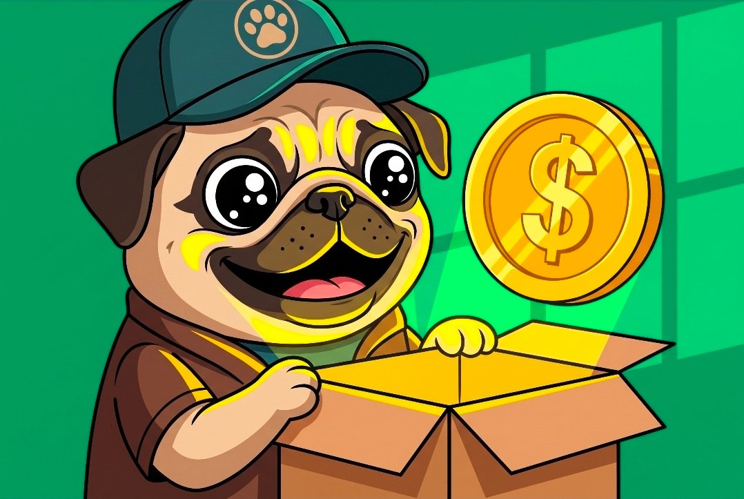 Pugups's tweet photo. We deliver more than packages. 

We deliver tokenized UPS stocks too! 📈 https://t.co/BF4u1CCM34