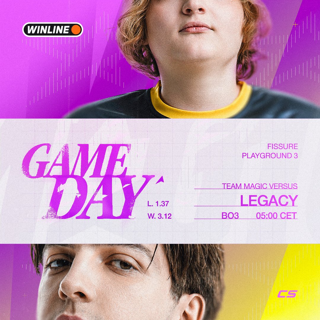 teammagic_CS2's tweet photo. Set your alarms for an early wake-up⏰

🕓 LEGACY · 05:00 CET https://t.co/F75jd5hgaa