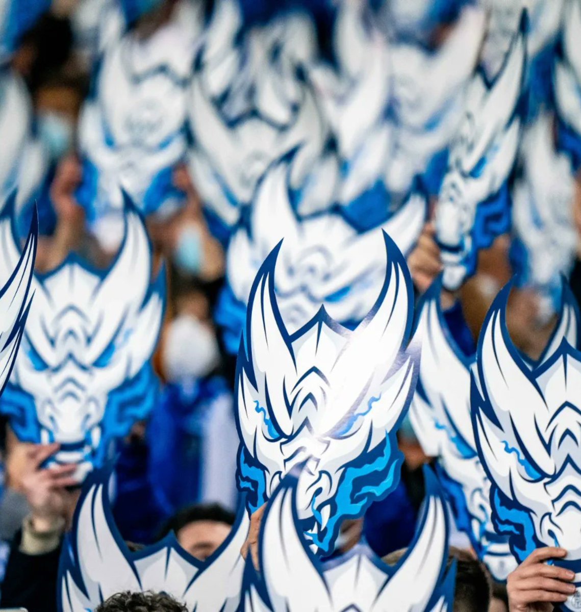 DragaoNews1893's tweet photo. 🚨 ATENÇÃO: Está a ser preparada uma coreografia para o momento da entrada das equipas no relvado.

Entrem cedo e não mudem as cartolinas de lugar! 💙🔥 https://t.co/lzXlZVY4Ug