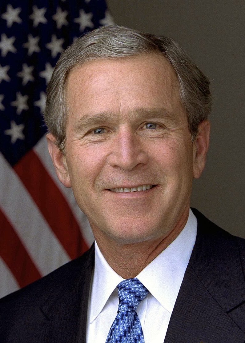 AmericaRecharge's tweet photo. 🇺🇲🇺🇲 Trump says George W. Bush was a “failure” as president.

Do you agree?

🟢 Yes, absolutely
🔴 No, he wasn’t
🟡 Mixed record
⚪ Too early to judge https://t.co/mC75z3GQby