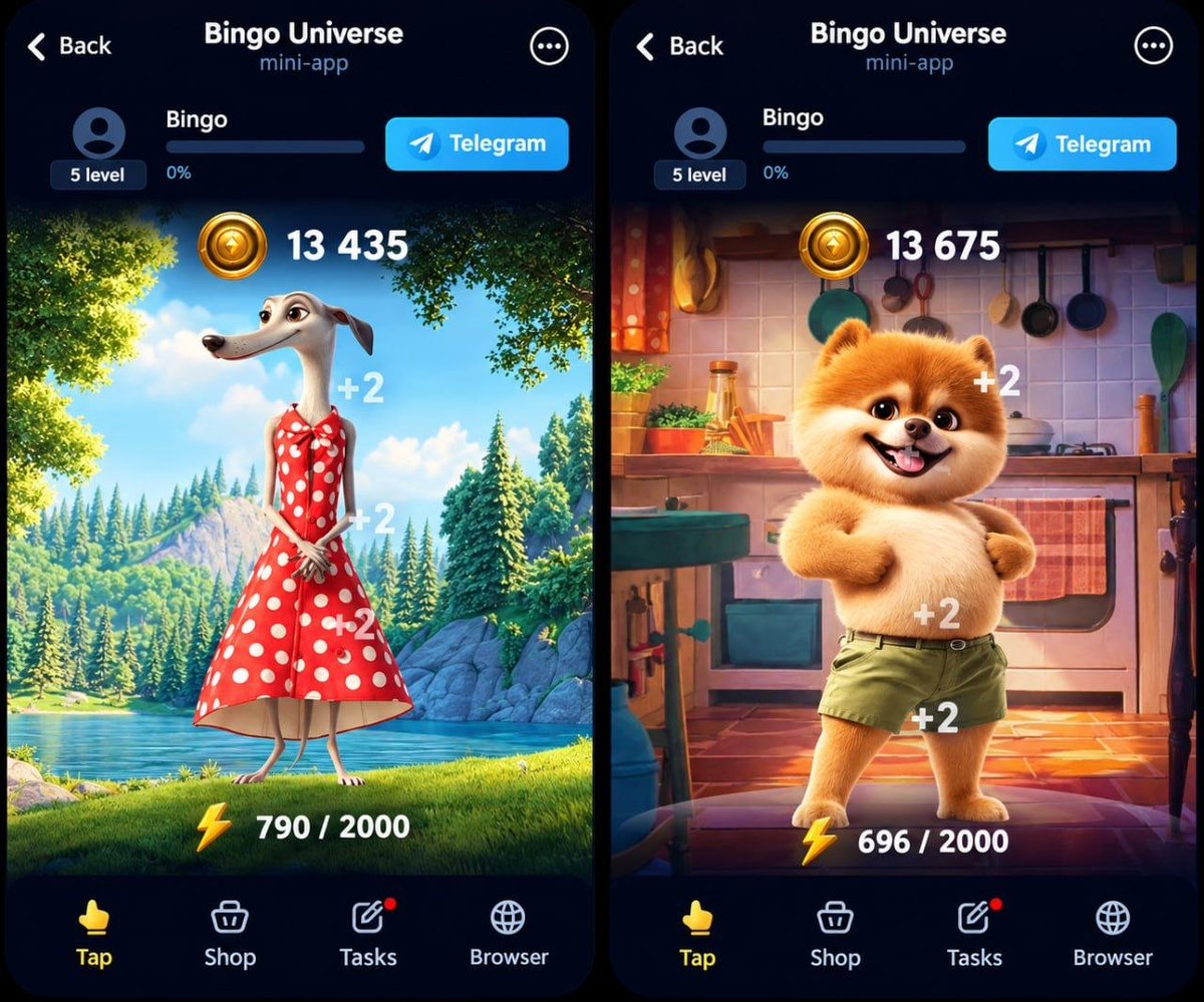 Bingo_Universe's tweet photo. 🐾@Bingo_universe_bot
🔥 BINGO is no longer just a "tap-to-earn" game.
It is a full-fledged Web3 ecosystem: 🎮 Tap-to-Earn, 👛 a native wallet, 🔄 a DEX, and 🛒 a marketplace featuring real-world products.
We are building a space where gaming, cryptocurrency, and real-world shopping converge.
🚀 Bingo Universe — be at the forefront of the new generation of Web3.

What do you do? 👏
1️⃣ Enter the @Bingo_universe_bot
2️⃣ Get a pet and start tapping
3️⃣ Invite friends
Play. Earn. Trade. Shop. BINGO. 🟢
https://t.co/6fq0SrIbR8  Subscribe
@Bingo_universe_bot
Web: https://t.co/ixsDKTsSx9

#Solana #BingoUniverse #CryptoWallet