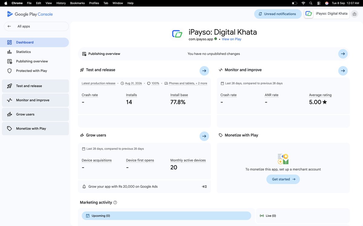 MO__AZAM__'s tweet photo. Backend is my main focus right now but i still love to build mobile apps and taking on freelance gigs.

Wanted to share with you guys that i have successfully published a freelance android app directly to the google play store. Feeling quite good.
#MobileAppDevelopment https://t.co/3TXFJ05Mx8